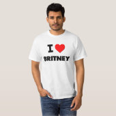 T-shirt J'aime Britney (Devant entier)