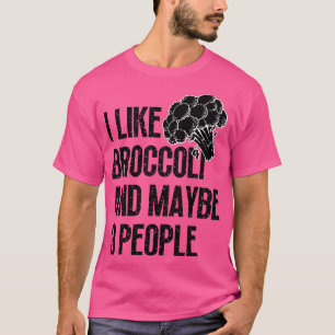 T-shirt J'Aime Brocoli Et Peut-Être 3 Personnes 9