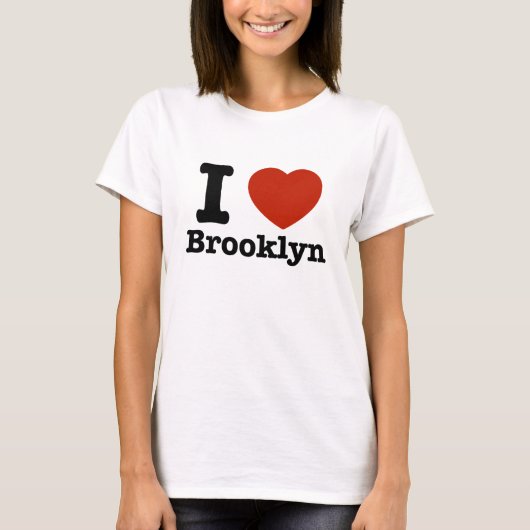 T-shirt J'aime Brooklyn (Devant)