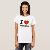 T-shirt J'aime Brooklyn (Devant entier)