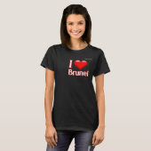 T-shirt J'aime Brunei (Devant entier)