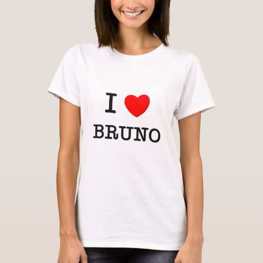 T-shirt J'aime Bruno (Devant)