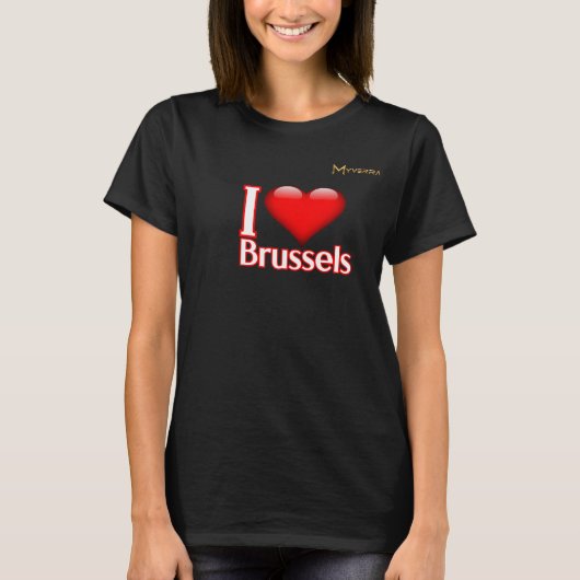 T-shirt J'aime Bruxelles (Devant)