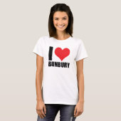 T-shirt J'aime Bunbury (Devant entier)