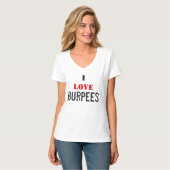 T-shirt J'aime Burpees (Devant entier)