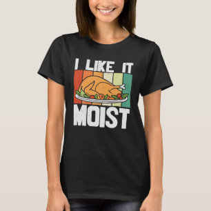 T-shirt J'AIME ÇA MOIST Thanksgiving Costume Turquie Jambe