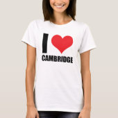 T-shirt J'aime Cambridge (Devant)