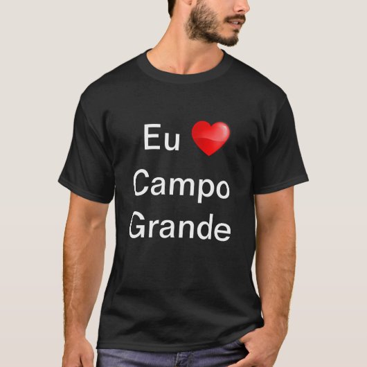 T-shirt j'aime Campo Grande (Devant)