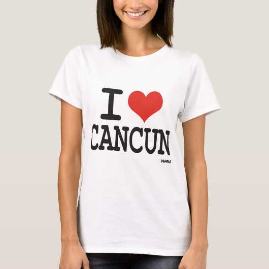 T-shirt J'aime Cancun (Devant)
