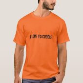 T-shirt j'aime caresser (Devant)