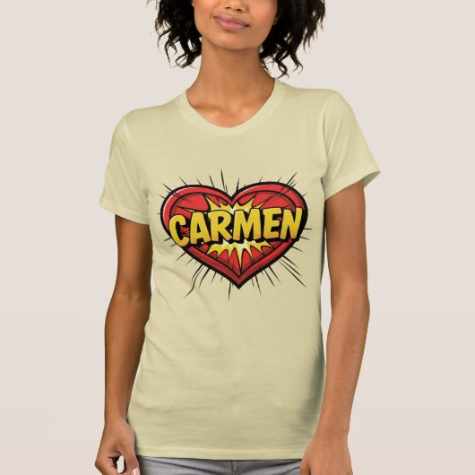 T-Shirt J'aime Carmen (Devant)