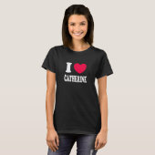 T-shirt J'aime Catherine (Devant entier)
