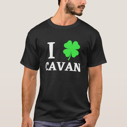 T-SHIRT J'AIME CAVAN (Devant)