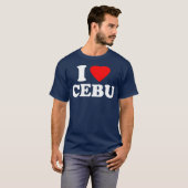 T-shirt J'aime Cebu (Devant entier)