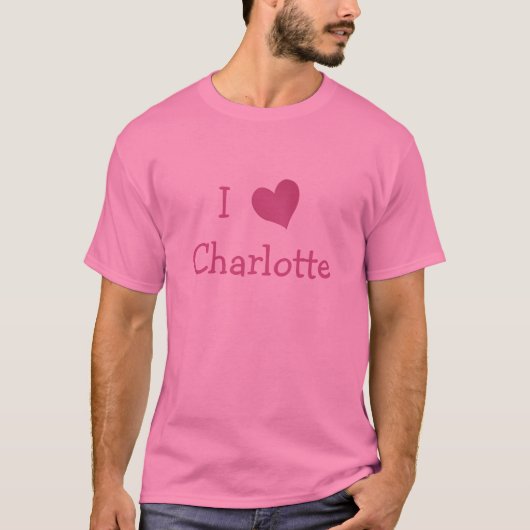 T-shirt J'aime Charlotte (Devant)