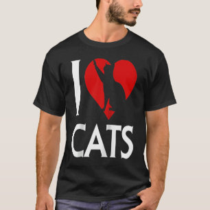 T-shirt J'aime Chats Kitten World Cat Day Maine Tomcat Kit