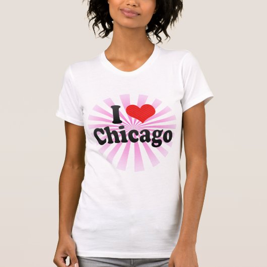 T-shirt J'aime Chicago (Devant)