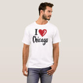 T-shirt J'aime Chicago (Devant entier)