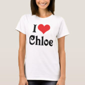 T-shirt J'aime Chloe (Devant)