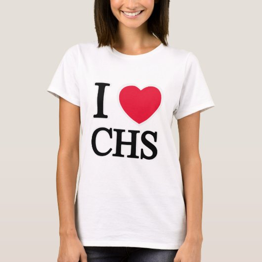 T-shirt J'aime CHS (Devant)