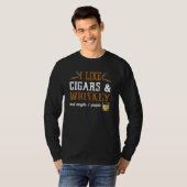 T-shirt J'aime Cigars Whiskey Cigars (Devant entier)