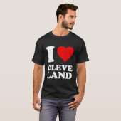 T-shirt J'Aime Cleveland (Devant entier)