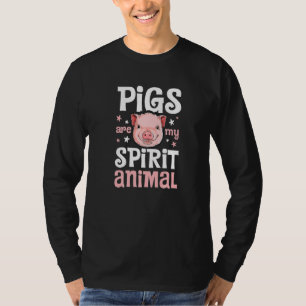 T-shirt J'aime Cochons Cochon Fermier Femmes Ferme Animal 