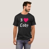 T-shirt J'Aime Cody (Devant entier)