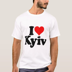 T-shirt J'aime cœur Kyiv Kiev Ukraine Ukr