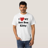 T-shirt J'aime (coeur) le mon hue hue le chat de Kitty (Devant entier)