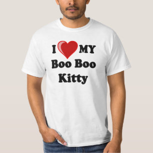 T-shirt J'aime (coeur) le mon hue hue le chat de Kitty
