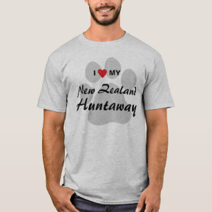 T-shirt J'aime (coeur) ma chemise de la Nouvelle Zélande