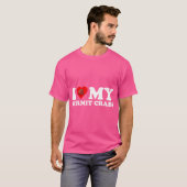 T-shirt J'Aime Coeur Mon Hermite Crabes Amusant Hermite Cr (Devant entier)