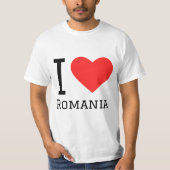 T-shirt J'aime collier carré rouania (Devant)