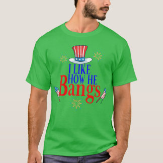 T-shirt J'aime comment il baise drôle le mois de Juillet M