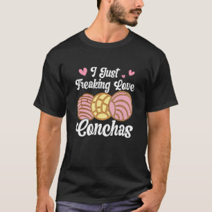 T-shirt J'aime Conchas Pan Dulce Latina Mexicaine Femme Co