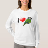 T-shirt J'aime Conures Sombre-dirigé (Devant)