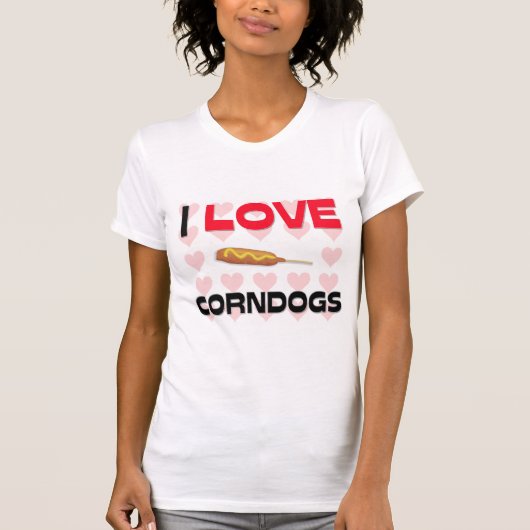 T-shirt J'aime Corndogs (Devant)