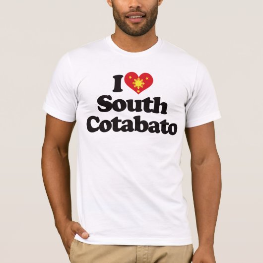 T-shirt J'aime Cotabato du sud (Devant)