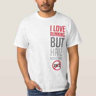 T-shirt J'aime courir MAIS déteste des marathons