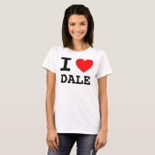 T-shirt J'aime DALE (Devant entier)