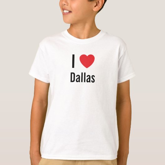 T-shirt J'aime Dallas (Devant)