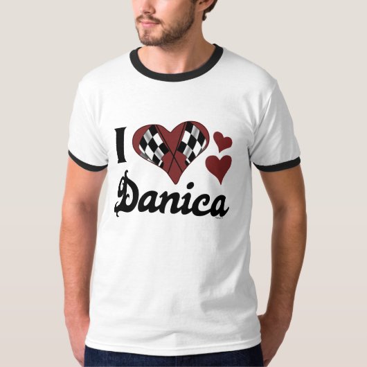 T-shirt J'aime Danica (Devant)