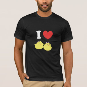 T-shirt J'aime de gros poussins