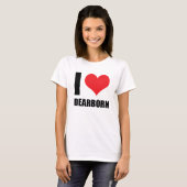 T-shirt J'aime Dearborn (Devant entier)