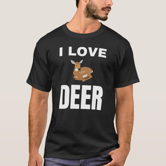 T-shirt J'aime Deer (Devant)