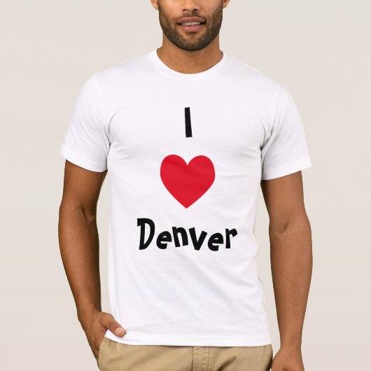 T-shirt J'aime Denver (Devant)