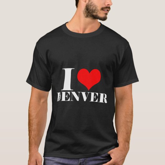T-shirt J'aime Denver (Devant)