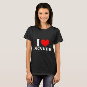 T-shirt J'aime Denver (Devant entier)