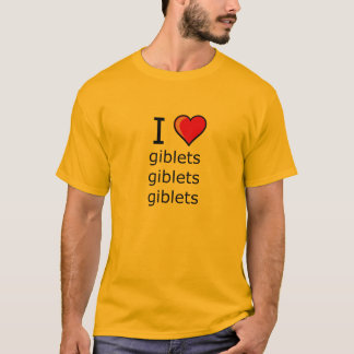 T-shirt j'aime des abattis le jour de la Turquie de